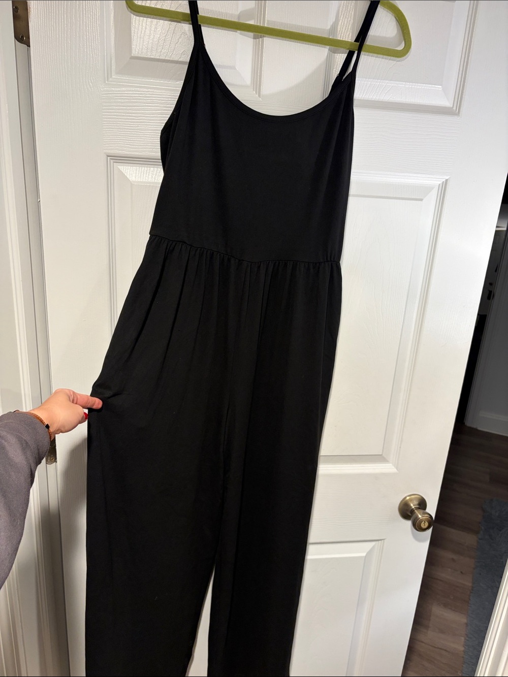 Black Women's Jumpsuit - Classic Tank Style